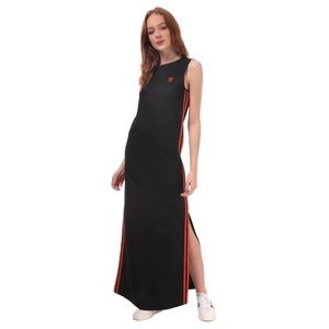 Adidas DU9943 Long Side Slit Dress Black